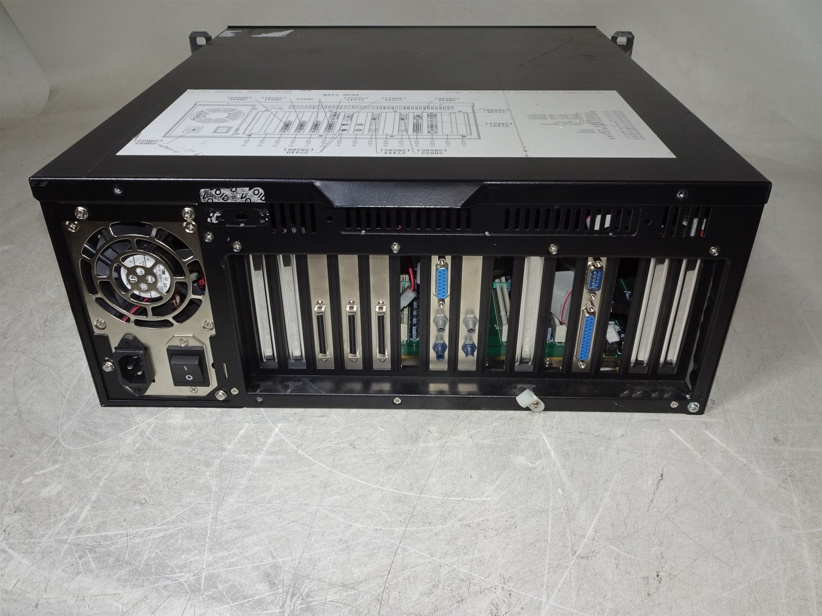 Advantech ACP-4000-RTAC2 Chassis w/ PCA-6114P12X Backplane