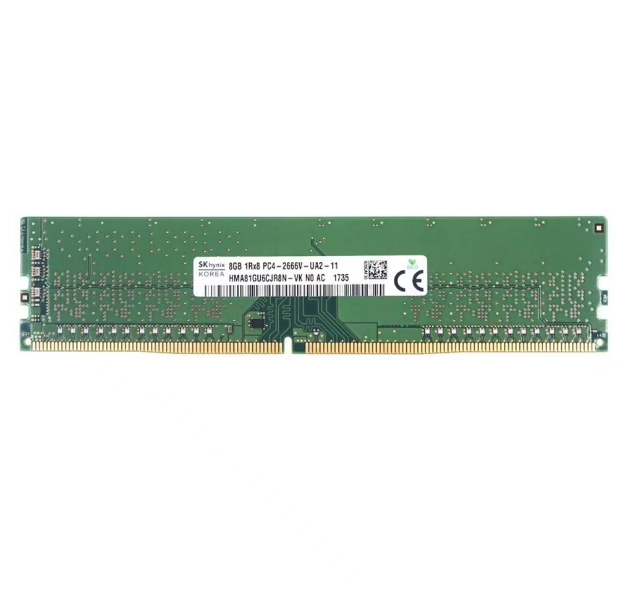 Hynix DDR4 8GB 2666MHz PC4-21300 288-Pins 1RX8 1.2V UDIMM Desktop Memory Ram