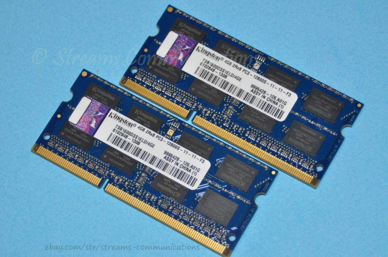 8GB DDR3 (2x 4GB) Laptop Memory Kingston 4GB 2Rx8 for Toshiba Qosmio X875-Q7190