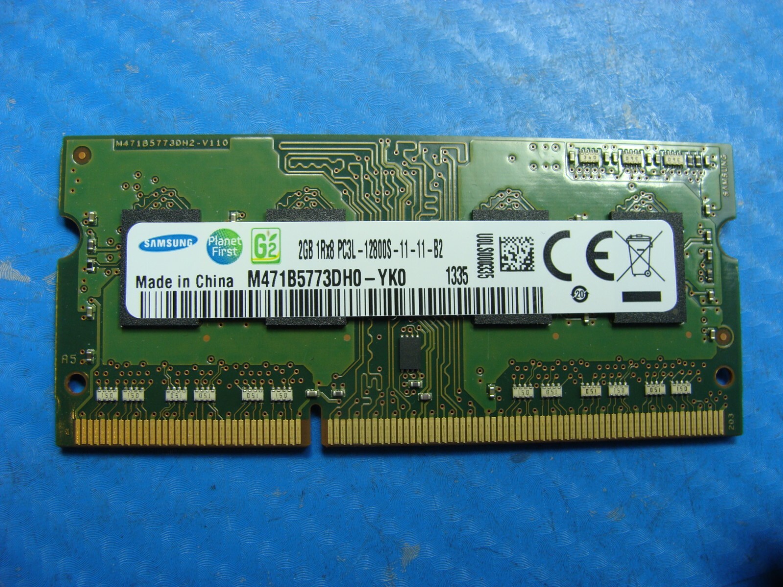 Dell Inspiron 15.6″ 15 7537 SO-DIMM 2GB PC3L-12800S Memory RAM M471B5773DH0-YK0
