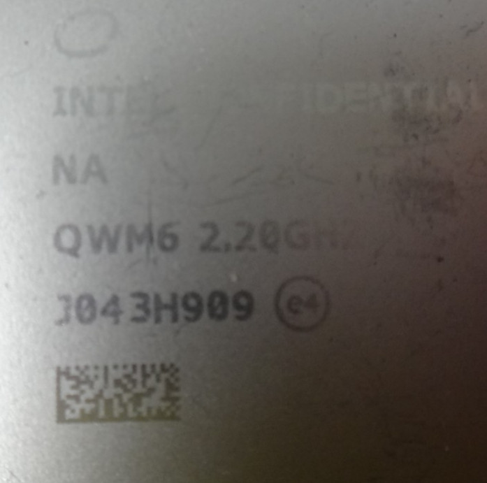 Intel Confidential QWM6 Xeon 6338N 2.20GHz 32-Core 64-Thread LGA4189 Server CPU