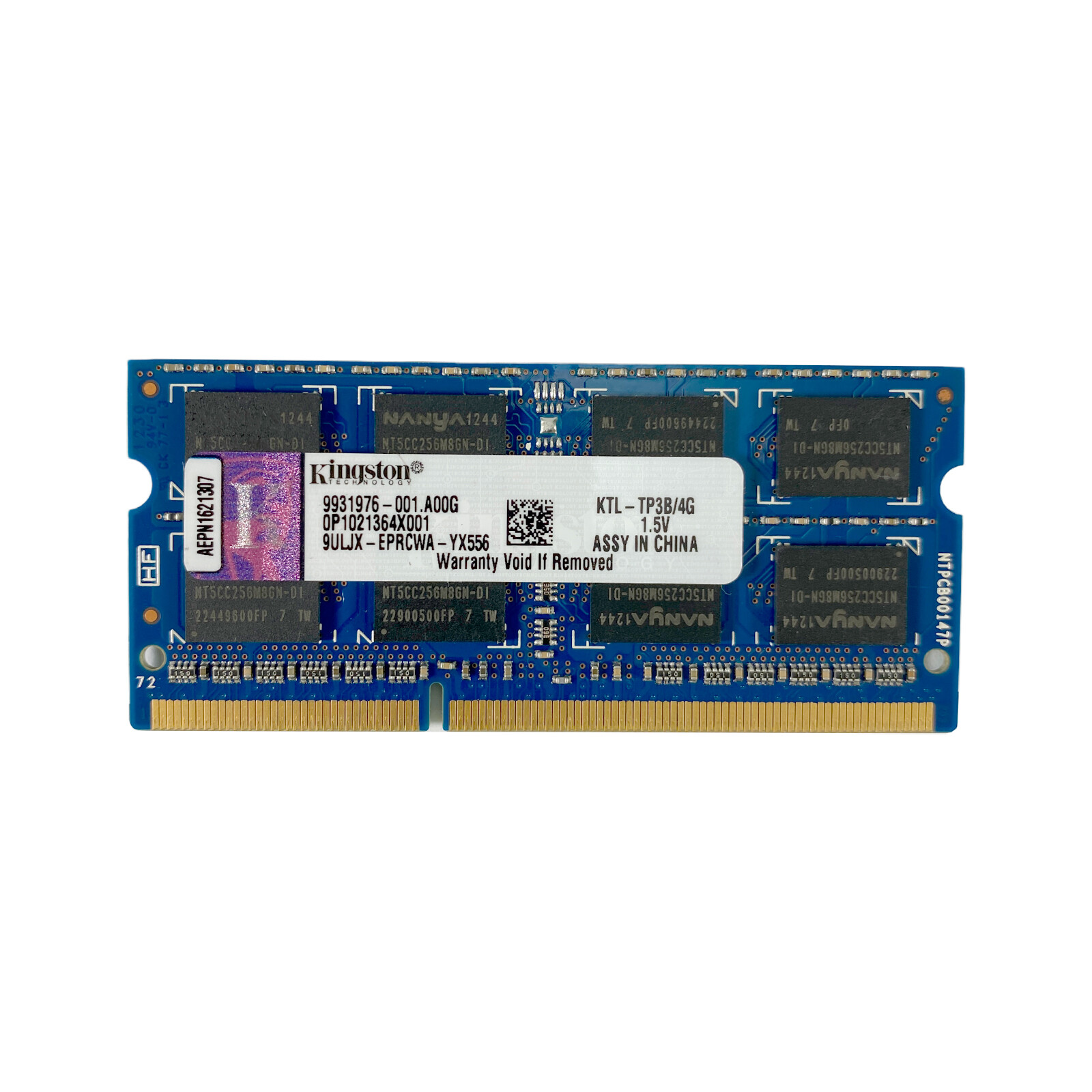 Kingston KTL-TP3B/4G 4GB DDR3 1333 MHz SO-DIMM Laptop Memory RAM