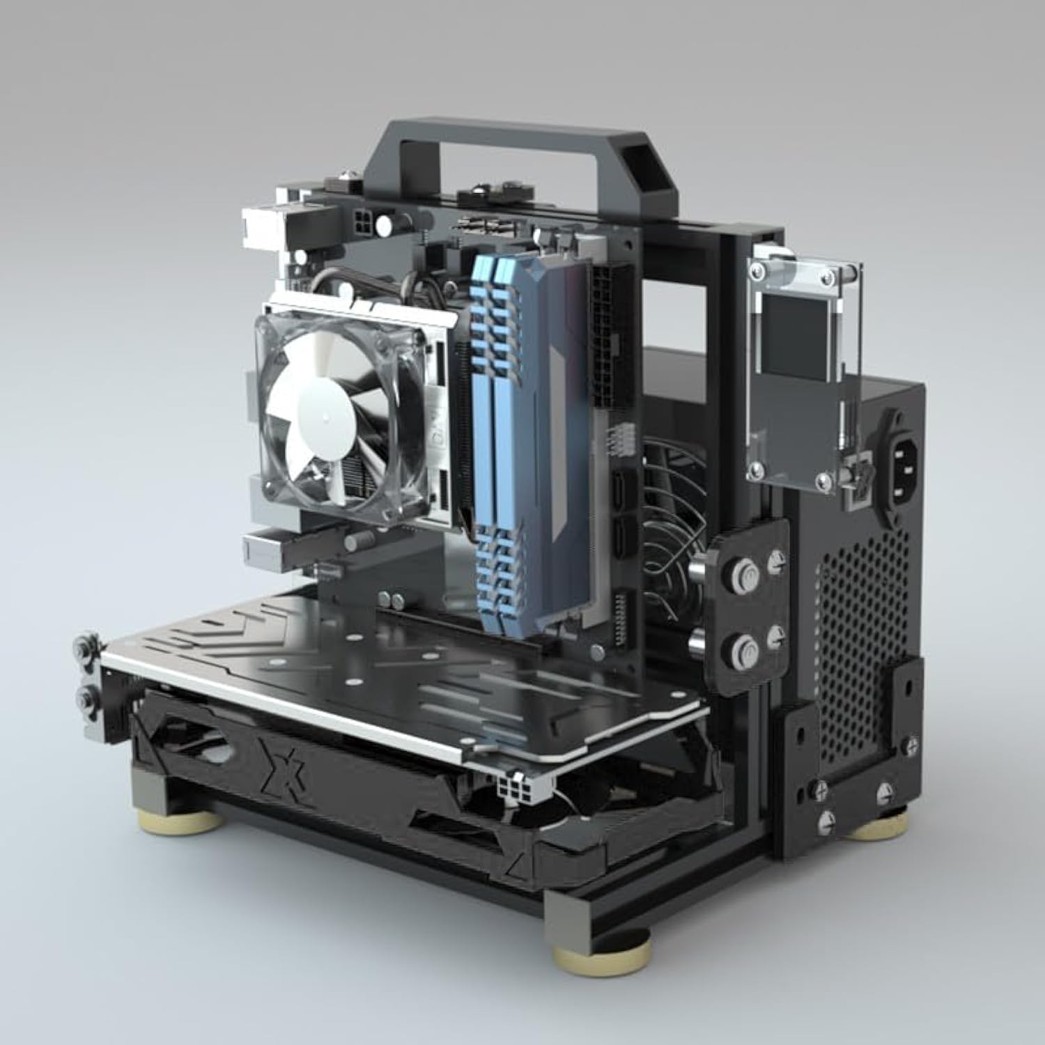 PC Creative Assembly Frame Test Bench，Open Air Frame Case, DIY Computer Mothe…