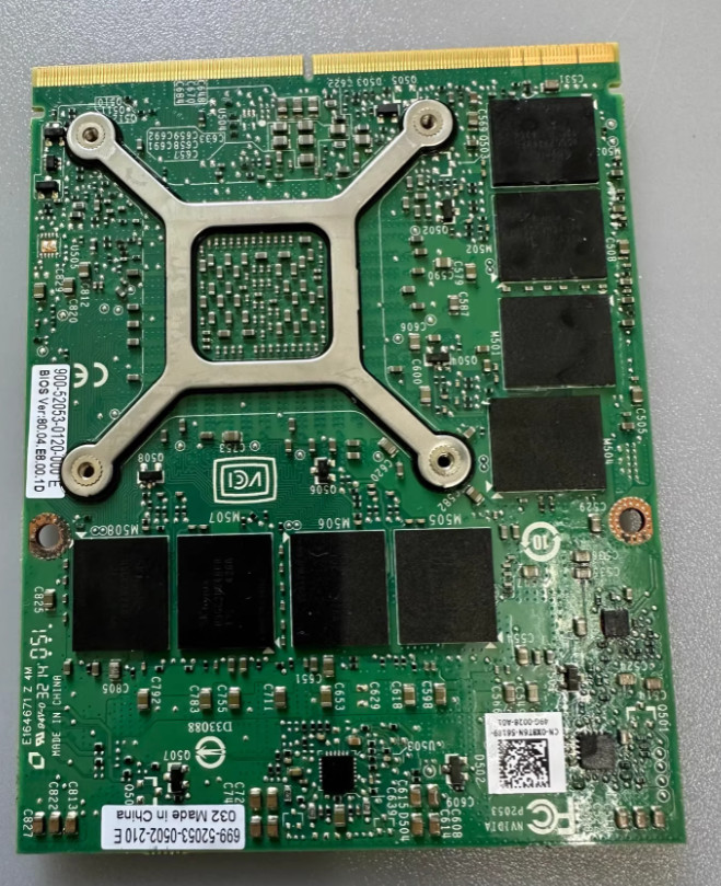 Nvidia Quadro K4100M 4GB MXM GPU – Replace 6970M for Apple iMac 27” A1312