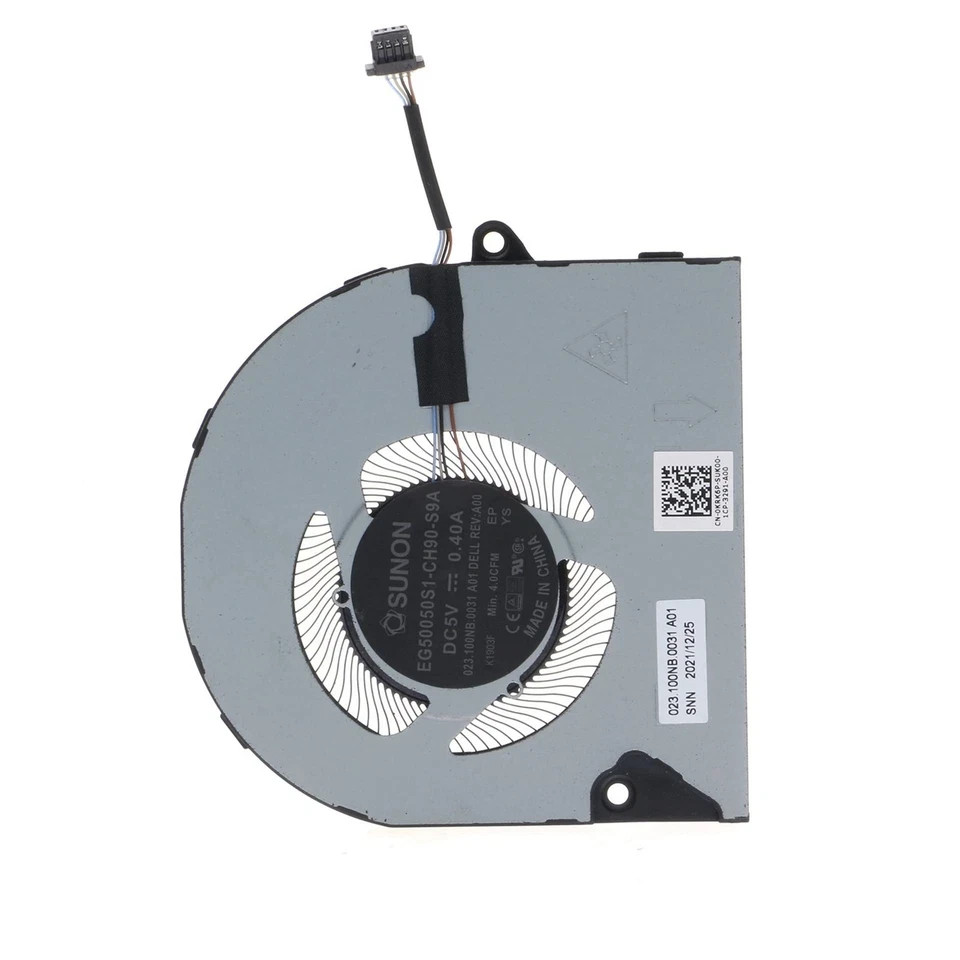 Replacement CPU Cooling Fan for DELL Inspiron 15 5510 5515 5518 Inspiron 14 5…
