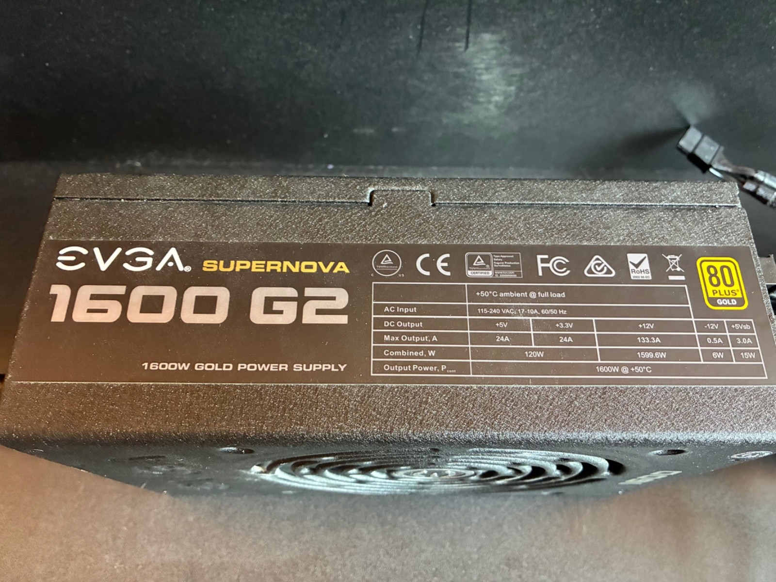 EVGA SuperNOVA 1600 G+ 80+ GOLD 1600W Fully Modular