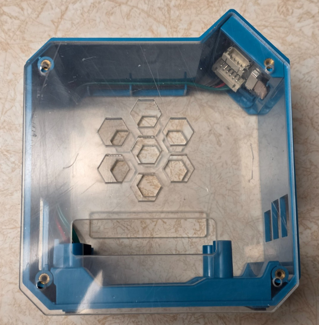 52Pi Mini Tower Kit for Raspberry Pi 4B, ABS Acrylic Case, OLED Display Fan Blue