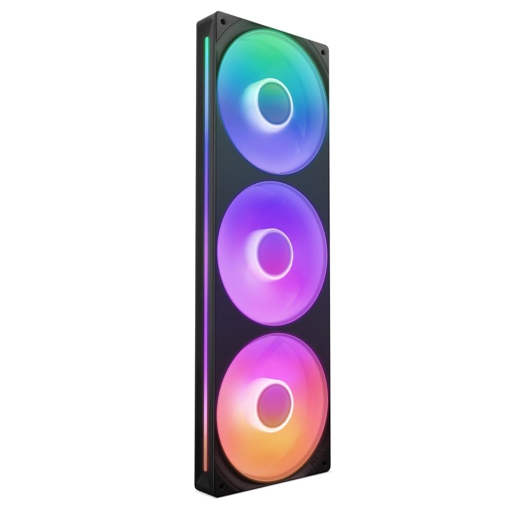 NZXT – F360 RGB Core – 360mm Single-Frame Case Fan Unit with 3 x 120mm RGB Fans