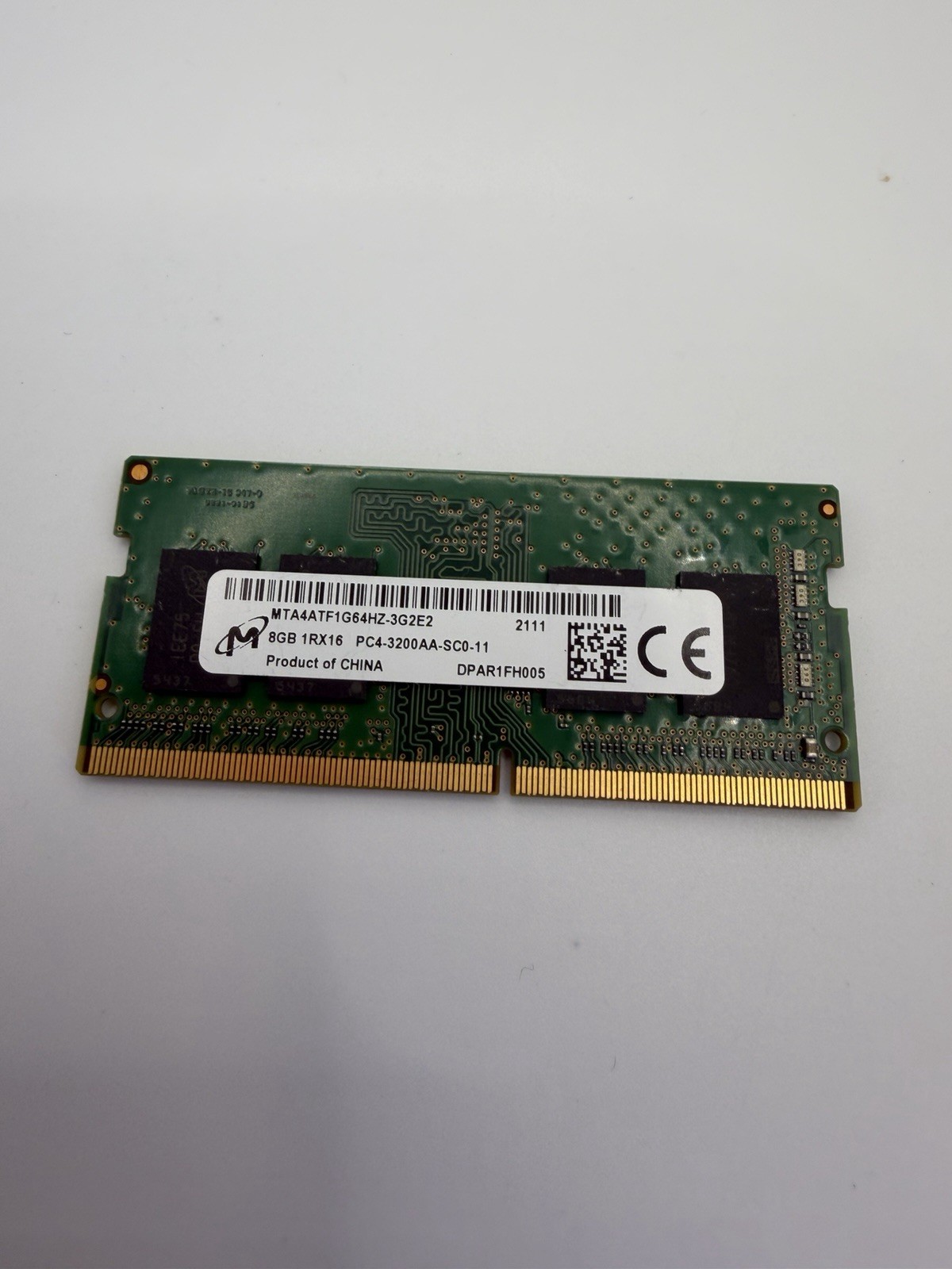 Micron MTA4ATF1G64HZ-3G2E2 8GB 1Rx16 PC4-3200AA-SC0-11 Laptop Memory