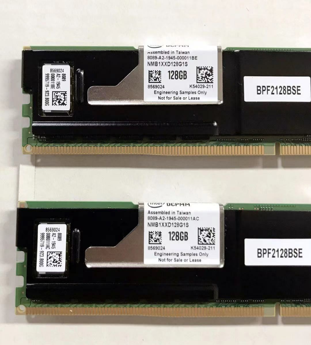128GB INTEL DDR OPTANE DCPMM 8089-A2-1910-00009AD NMA1XXD128GPS K54029-211 AEP