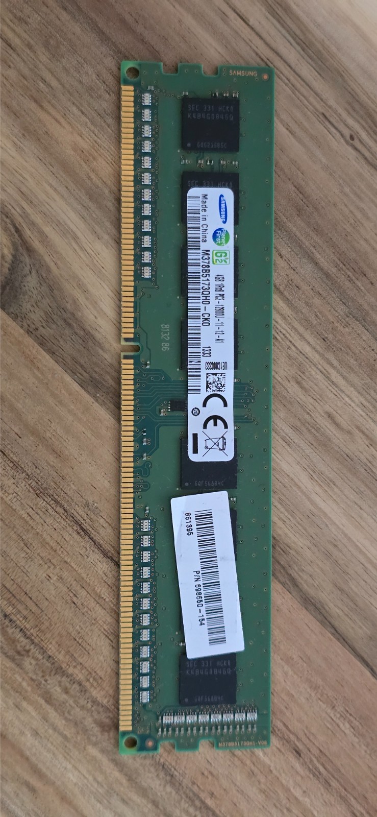 Samsung 4GB DDR3-1600 PC3-12800U UDIMM Desktop RAM M378B5173QH0-CK0