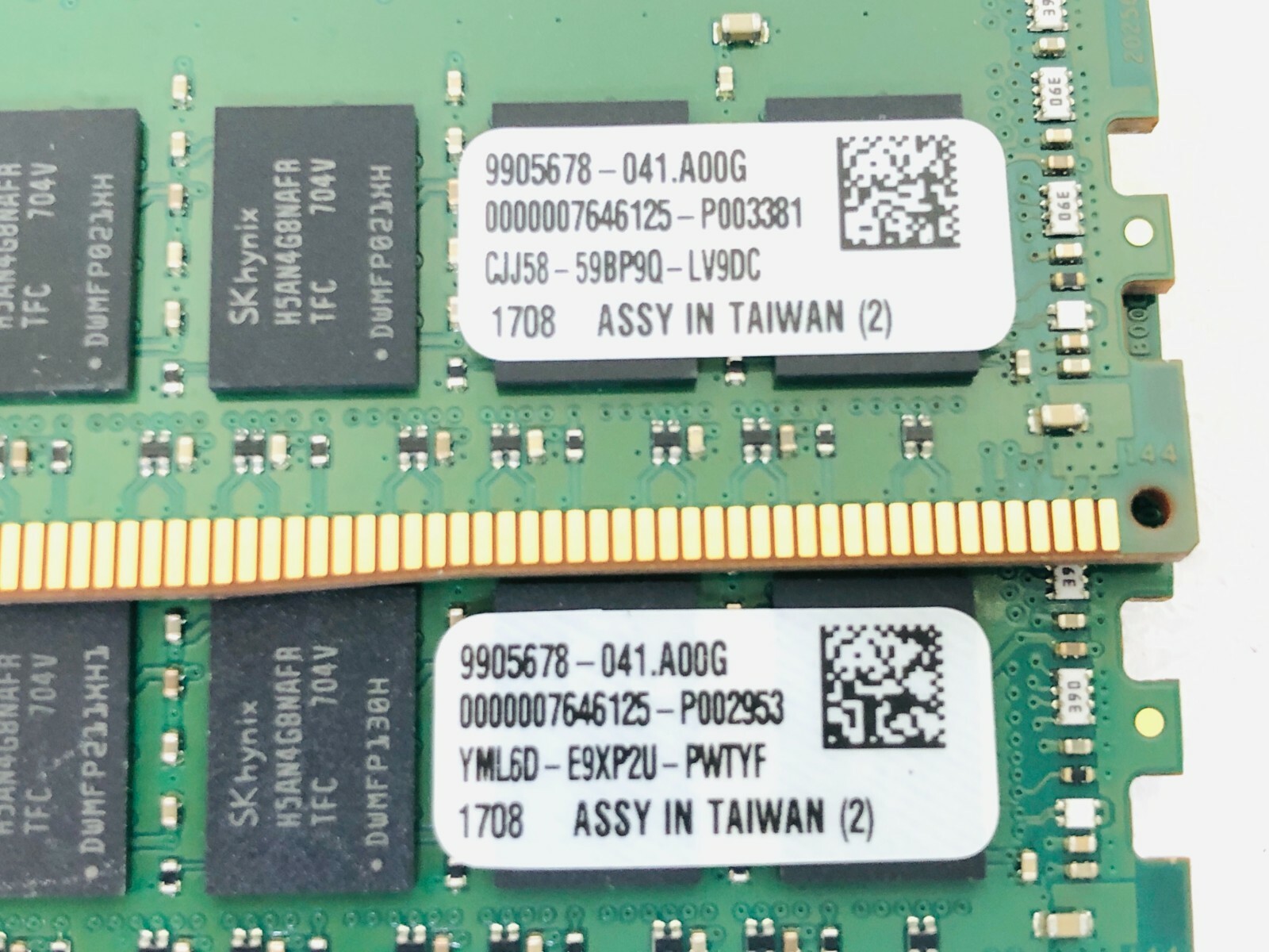 KIT OF 2 Kingston KVR21N15D8K2/8 8GB (2x4GB) 288-Pin DDR4 SDRAM PC4 Desktop RAM