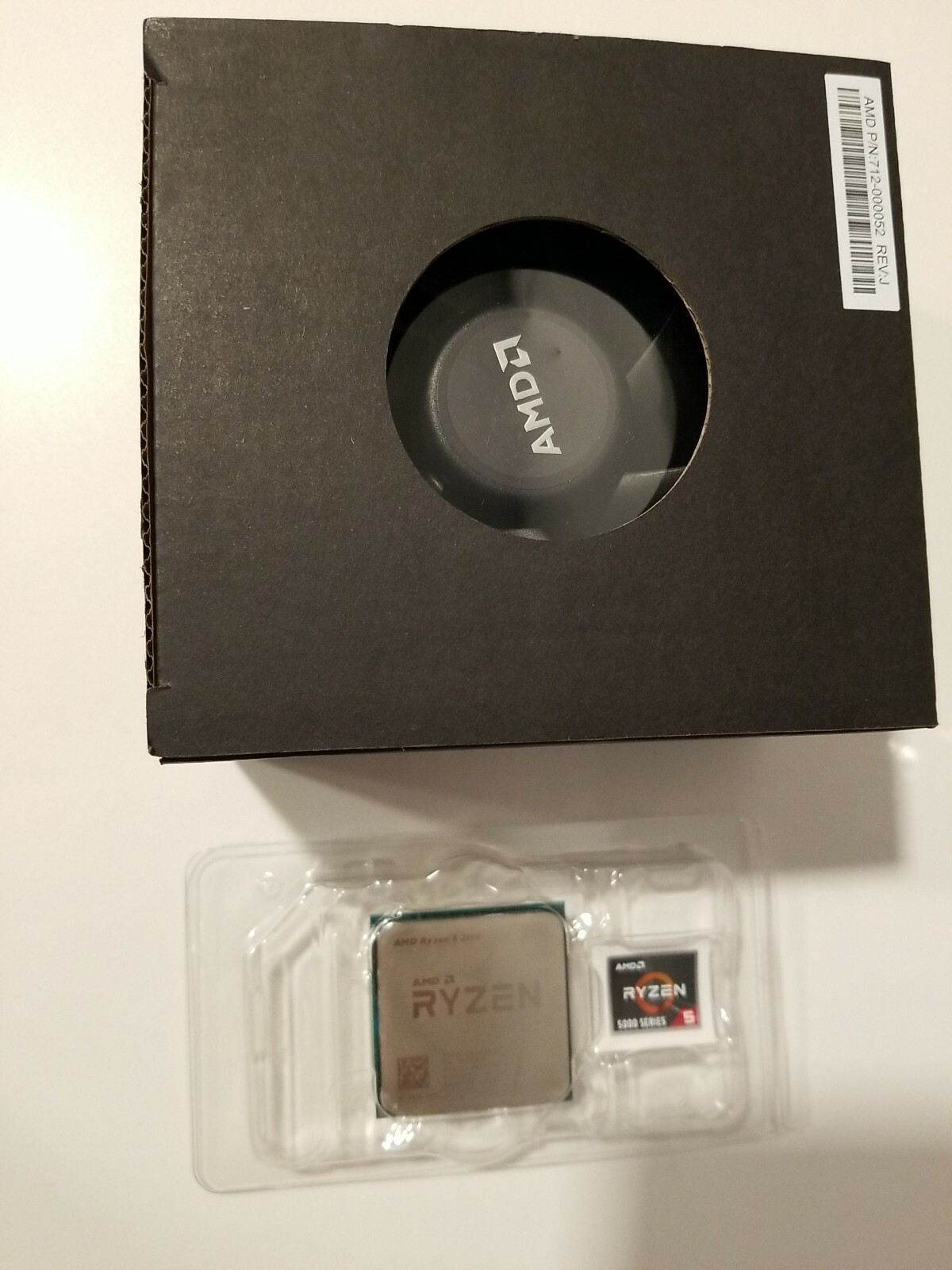 pre-owned AMD 2600 with brand new Wraith cooler AM4 CPU cooler