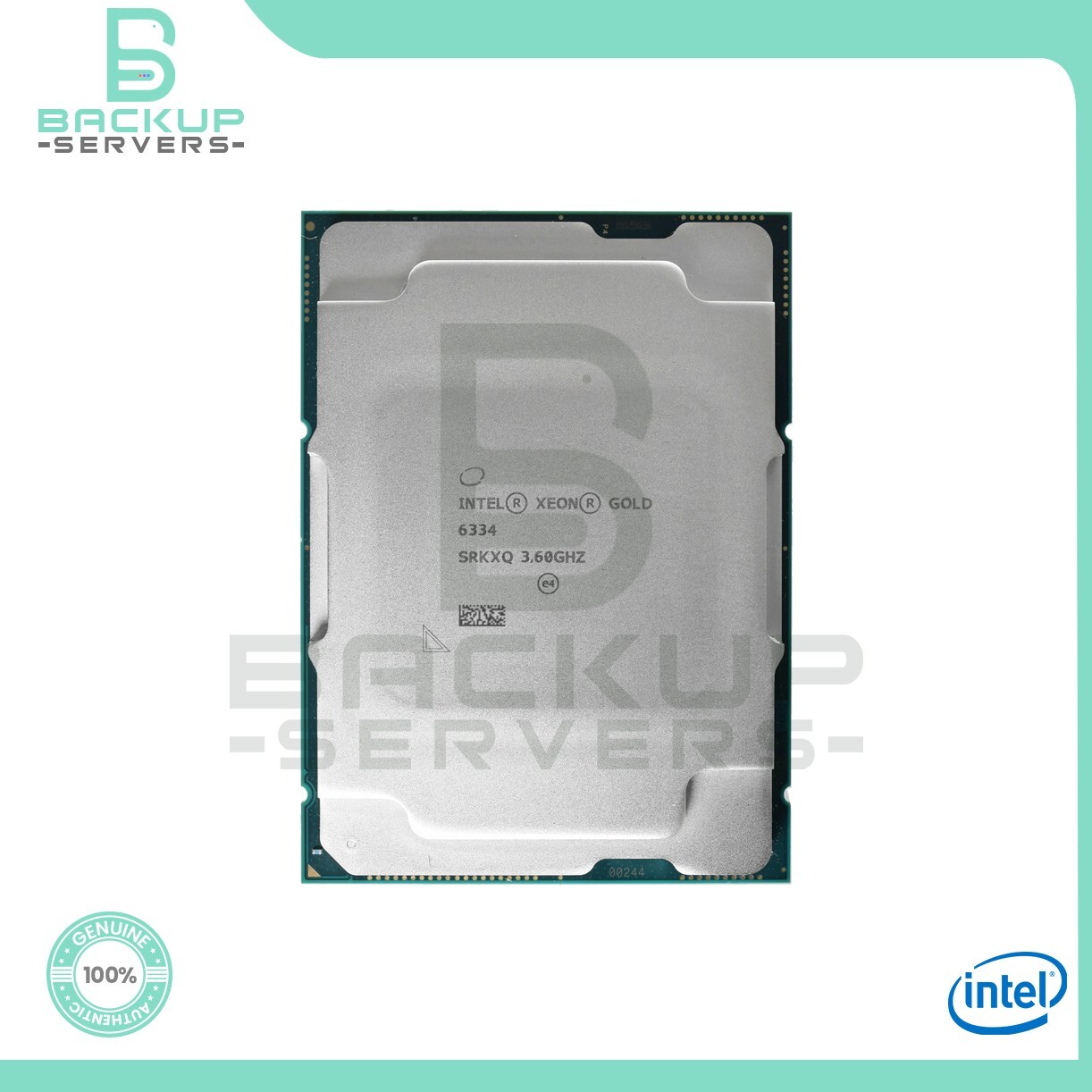 SRKXQ Intel Xeon Gold 6334 8-Core 3.60GHz 18MB 11.20GT/s 165W LGA4189 Processor