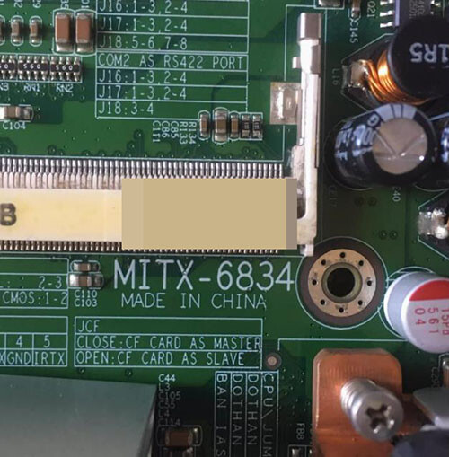 1pc used North China industrial computer motherboard MITX-6834