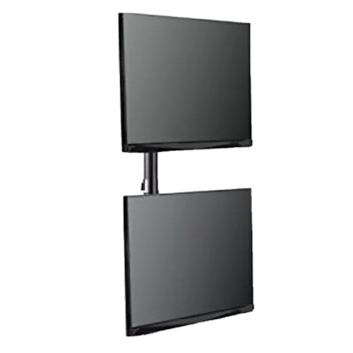 Two (2) Pole mount Bracket For TV/Monitor 35mm Pole VESA 75/100mm LCD/Karaoke