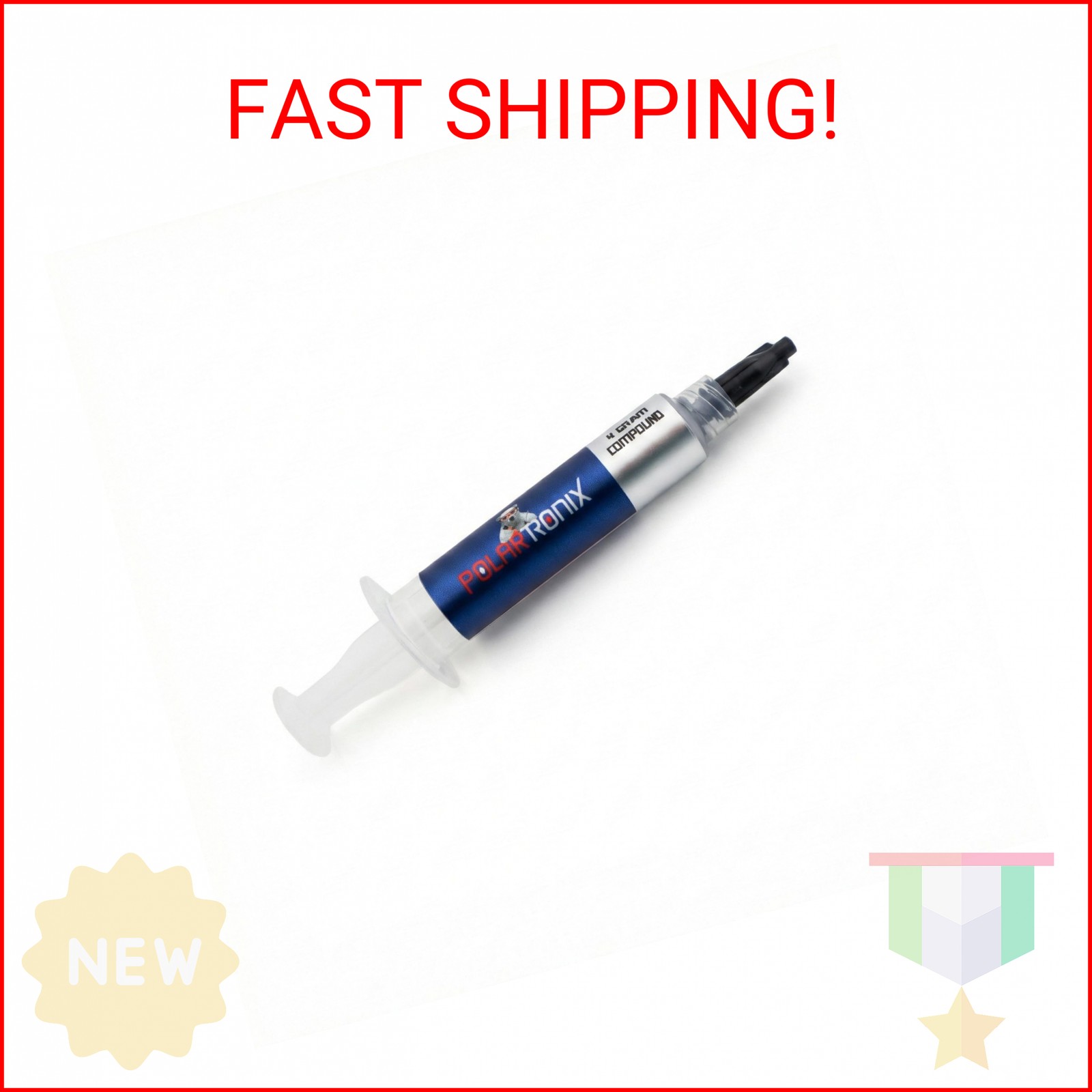 Thermal Paste for Computer CPU GPU Laptop 12.8W/mk Made in USA 4 Gram High Therm