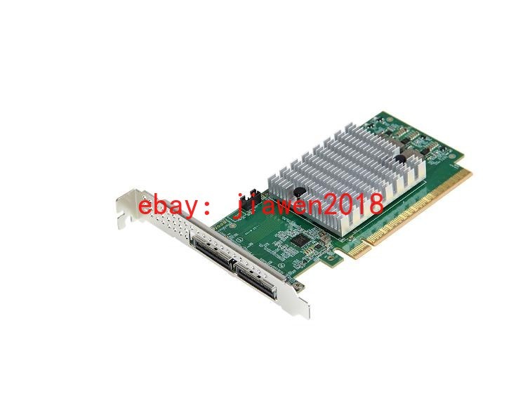 External PCI Express 5.0 x16 To Two MCIO X16 X8 SFF-TA-1016 8i Retimer Adapter