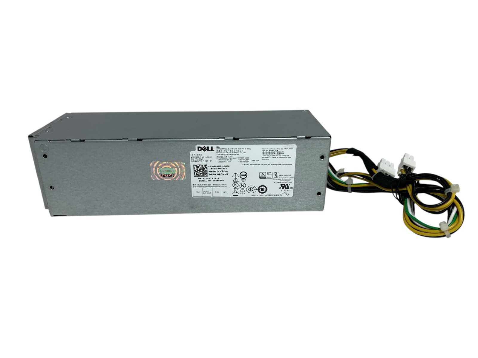 Dell OptiPlex 3040 3050 5040 5050 7040 7050 SFF/MT 240W Power Supply Unit 0R0NM7