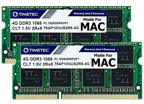 Timetec Hynix IC Apple 8GB Kit 2x4GB DDR3 PC3-8500 1066MHz Memory Upgrade