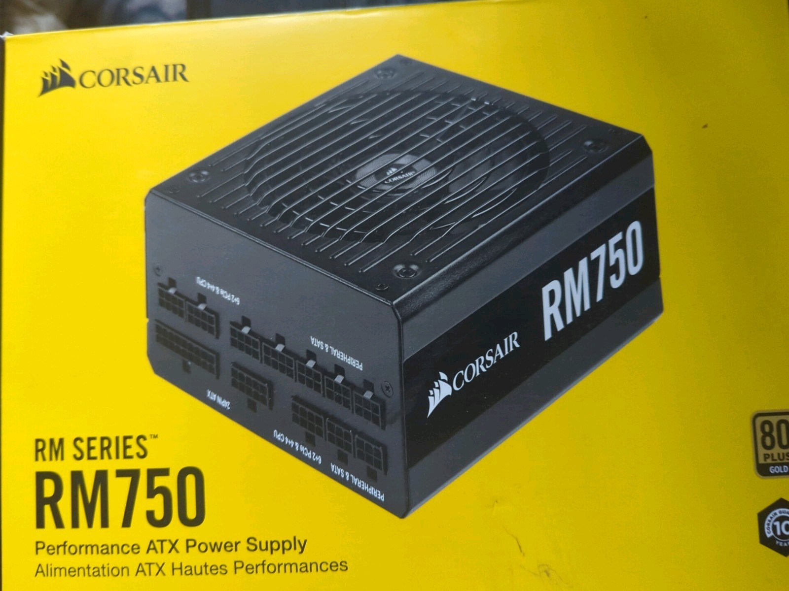Corsair CP-9020195-NA RM750 750W 80 PLUS Fully Modular Power Supply – Black