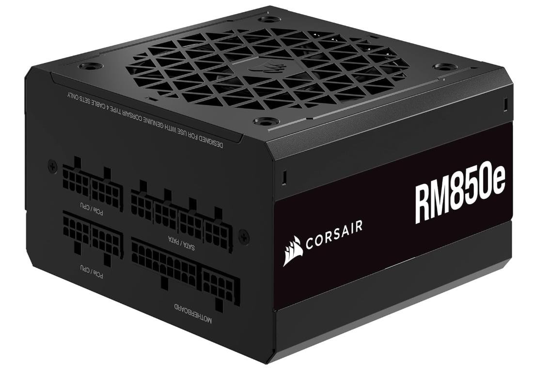 Corsair RM850e (2023) Fully Modular Low-Noise Power Supply, Cables included