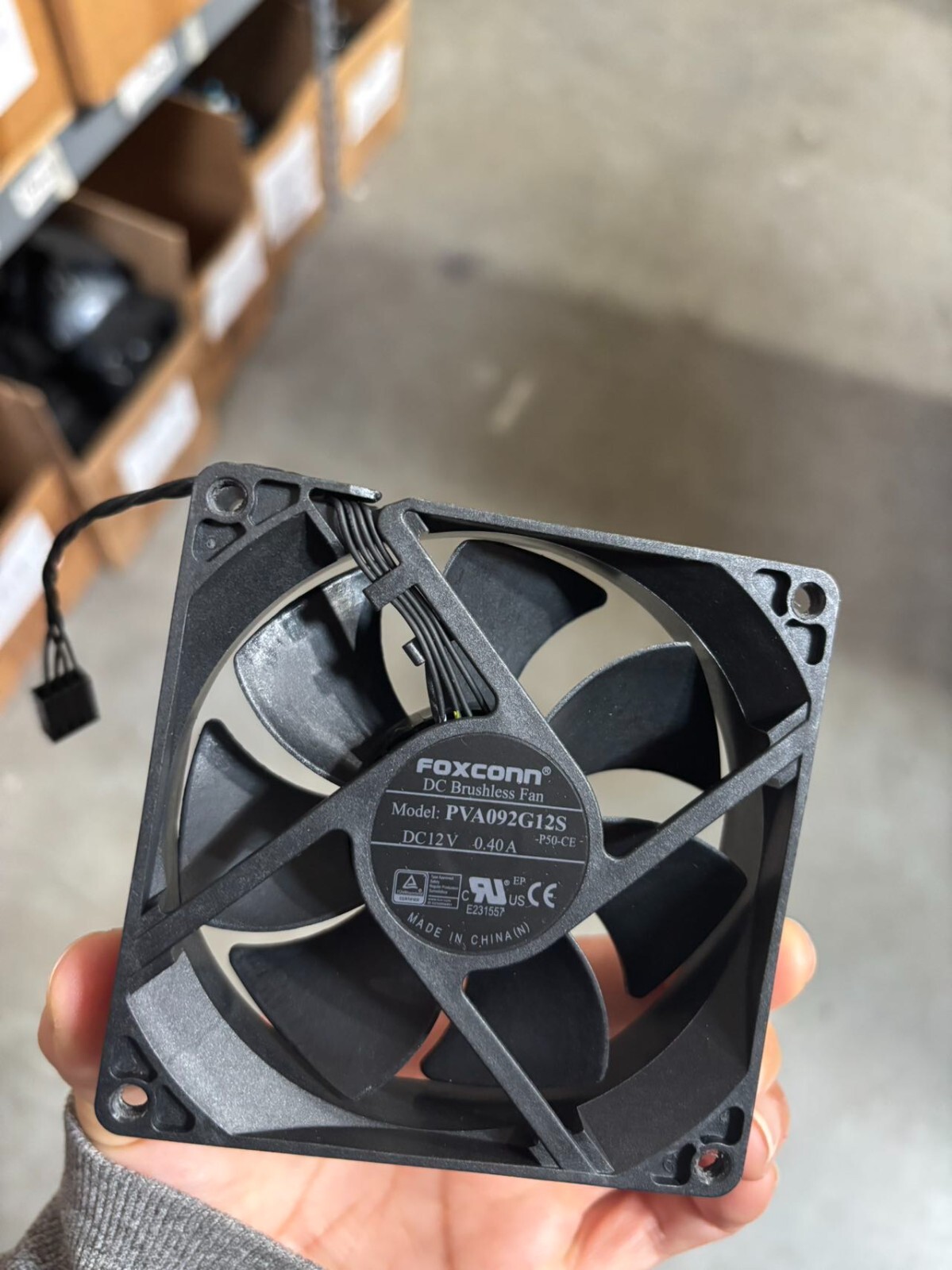 HP OMEN 30L FOXCONN PVA092G12S 90×25 12V 0.4A 4 Pin Cooling Fan CPU Chassis Fan