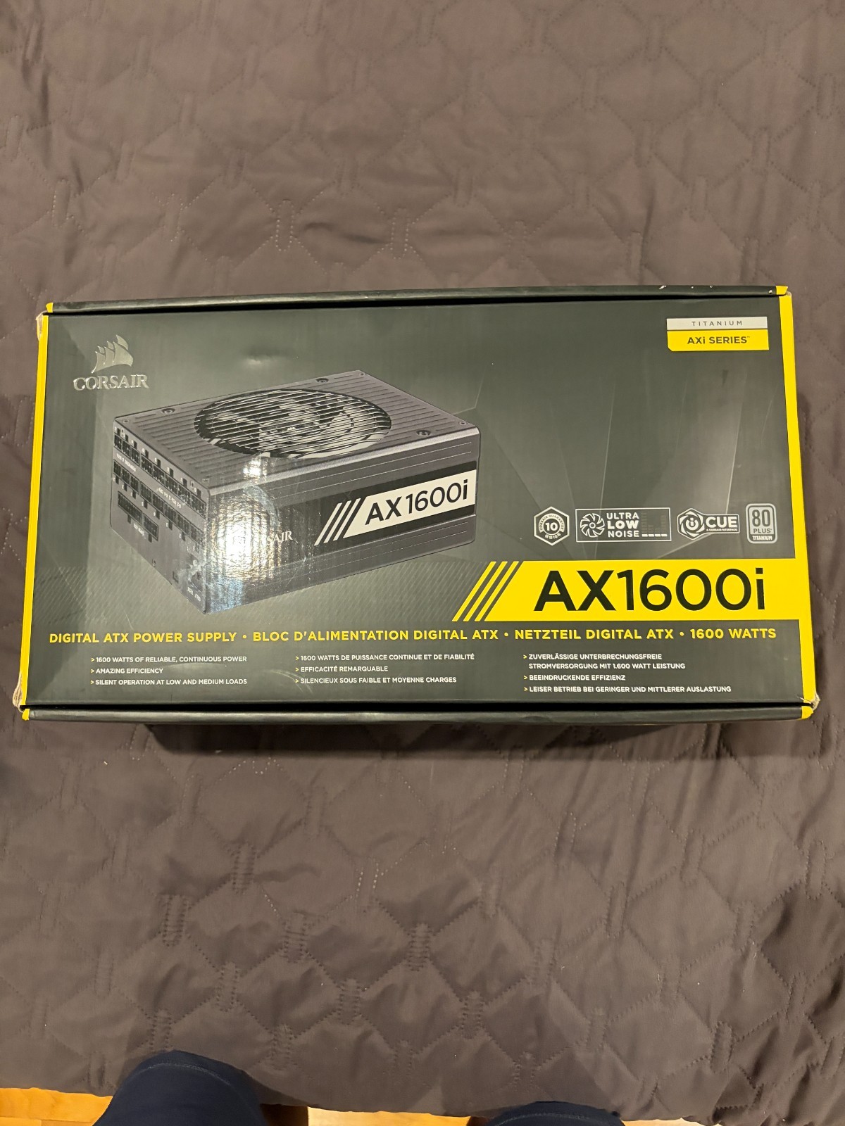 Corsair CP-9020087-NA 1600W Titanium ATX Fully Modular Power Supply – Black