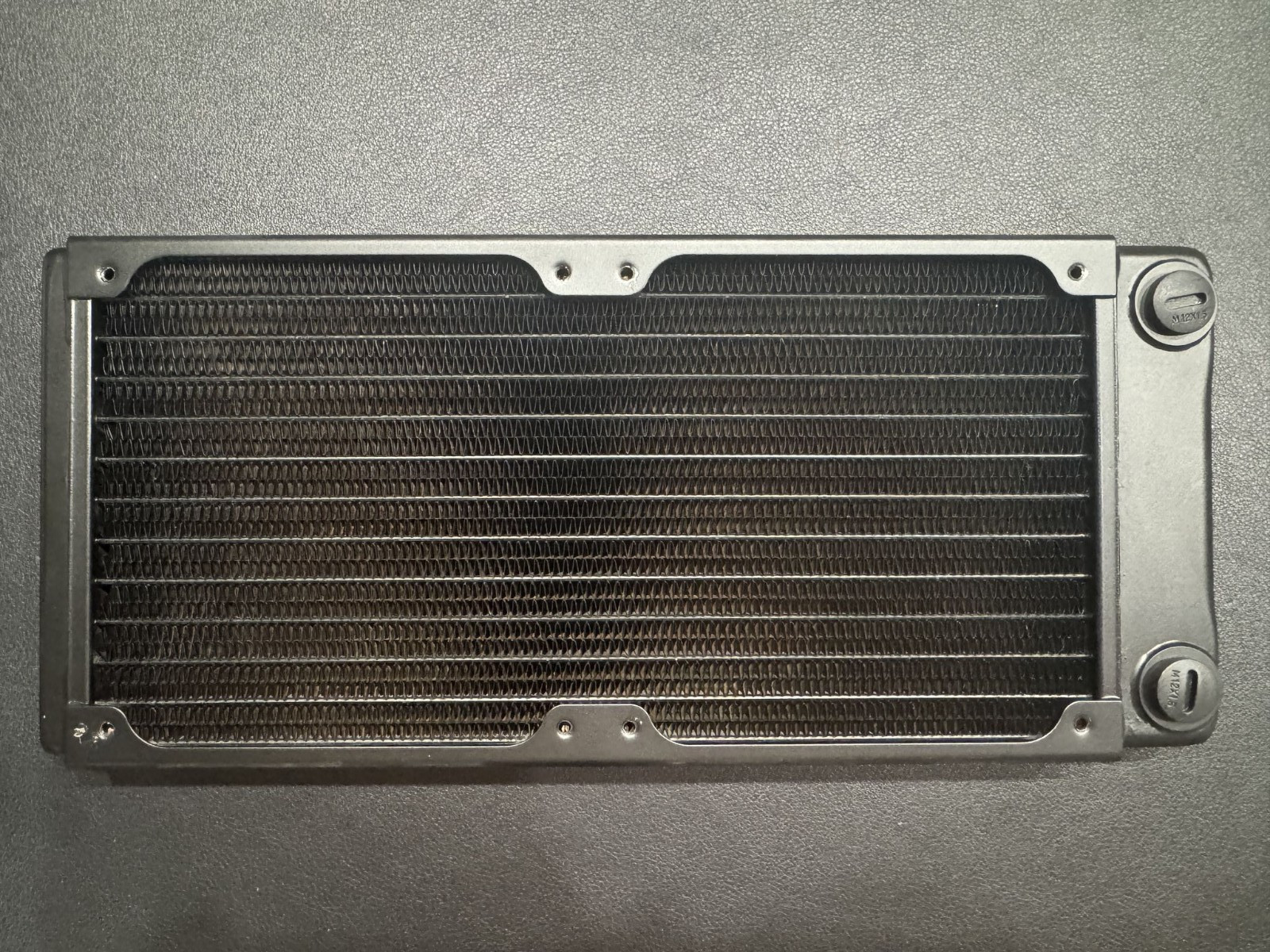 XSPC TX240 Ultra Thin Radiator 240mm Dual Fan Black PC Water Cooling
