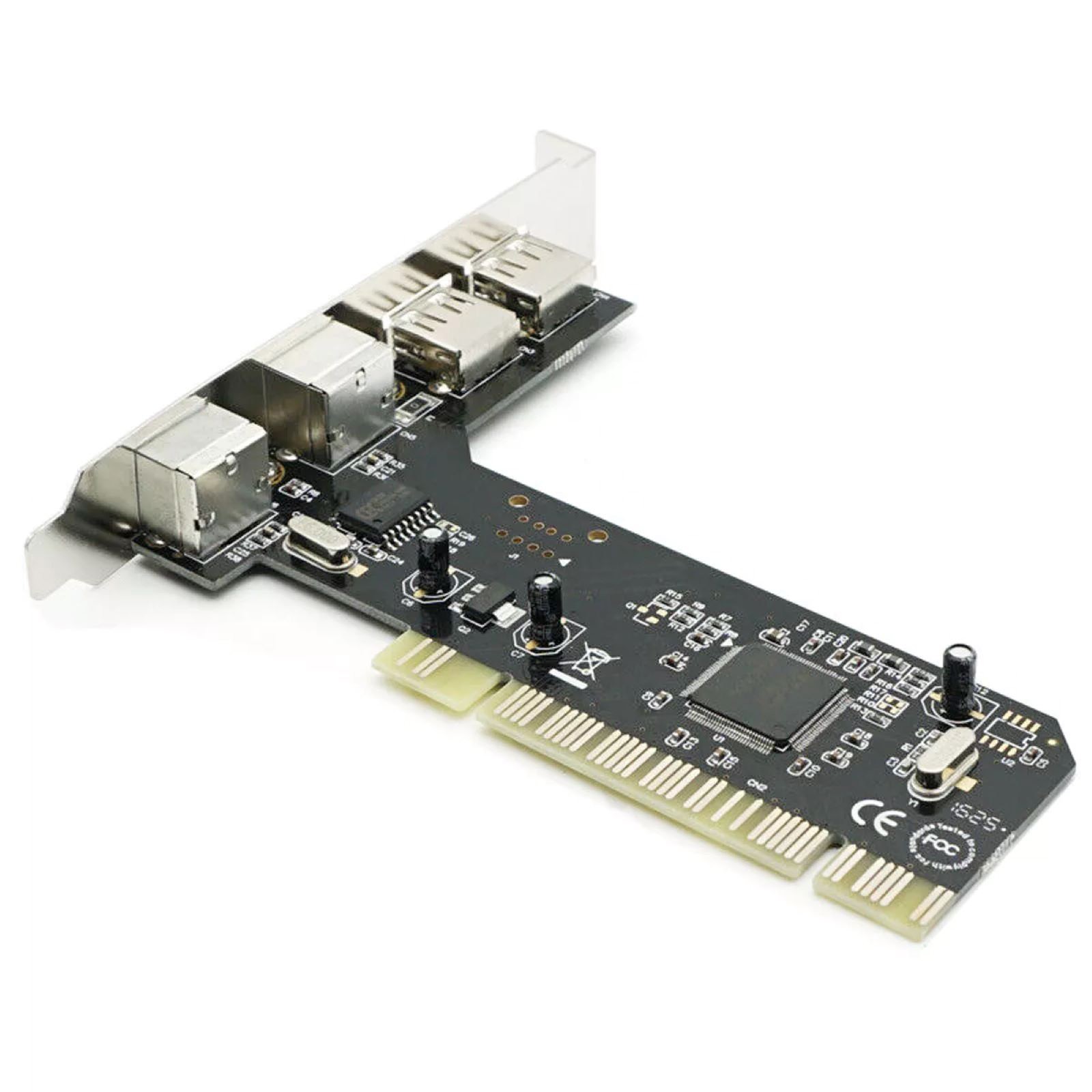 PCI 32bit to 2x USB 2.0 + 2x PS2 PS/2 Port For PC Keyboard Mouse Adapter Card