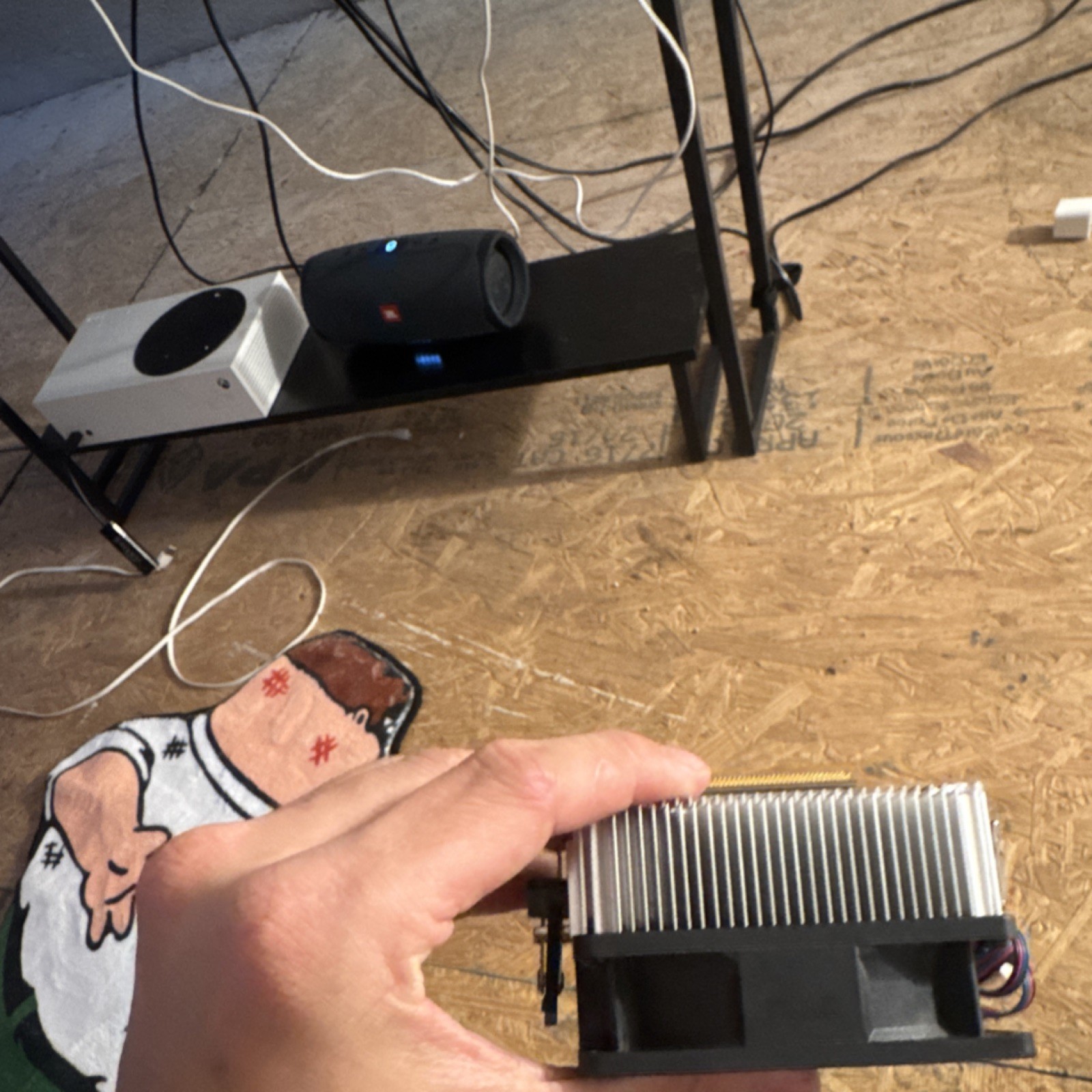 Deepcool CPU Fan with Heatsink, 3-Pin, Aluminum Plastic, Black Silver