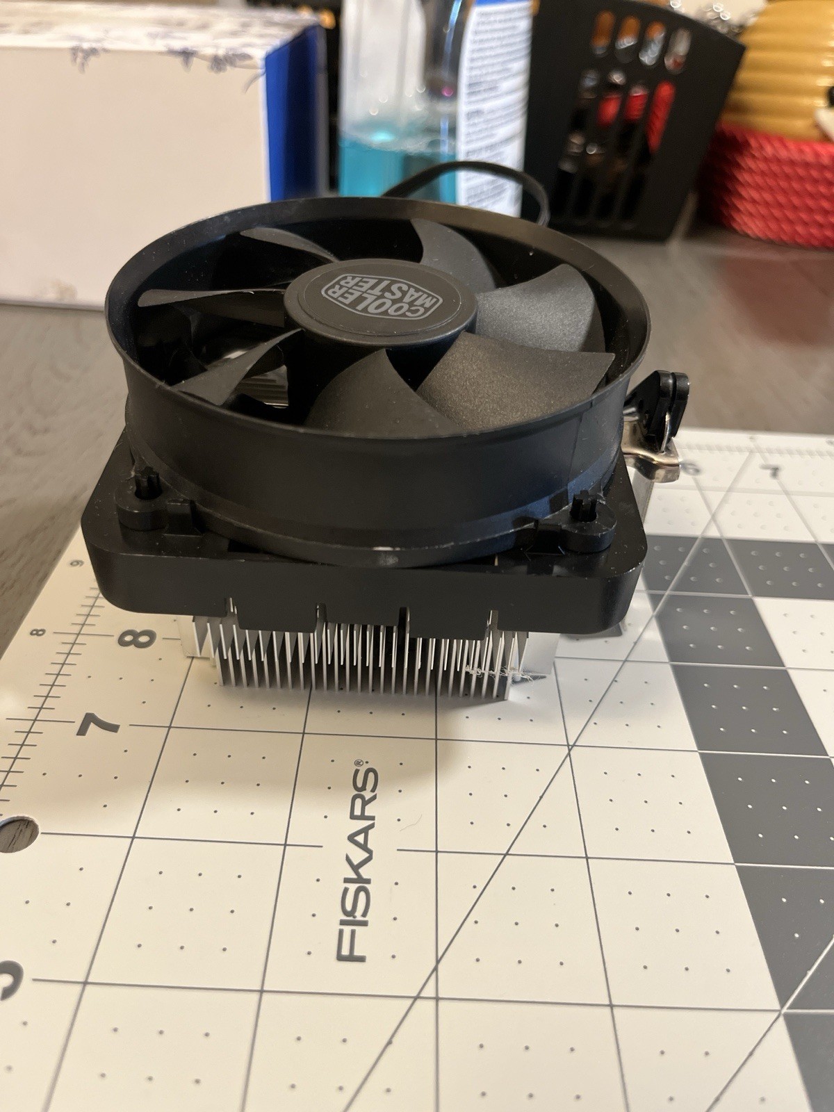 Cooler Master CPU Fan with Heatsink 4-Pin Aluminum/Plastic Black Silver