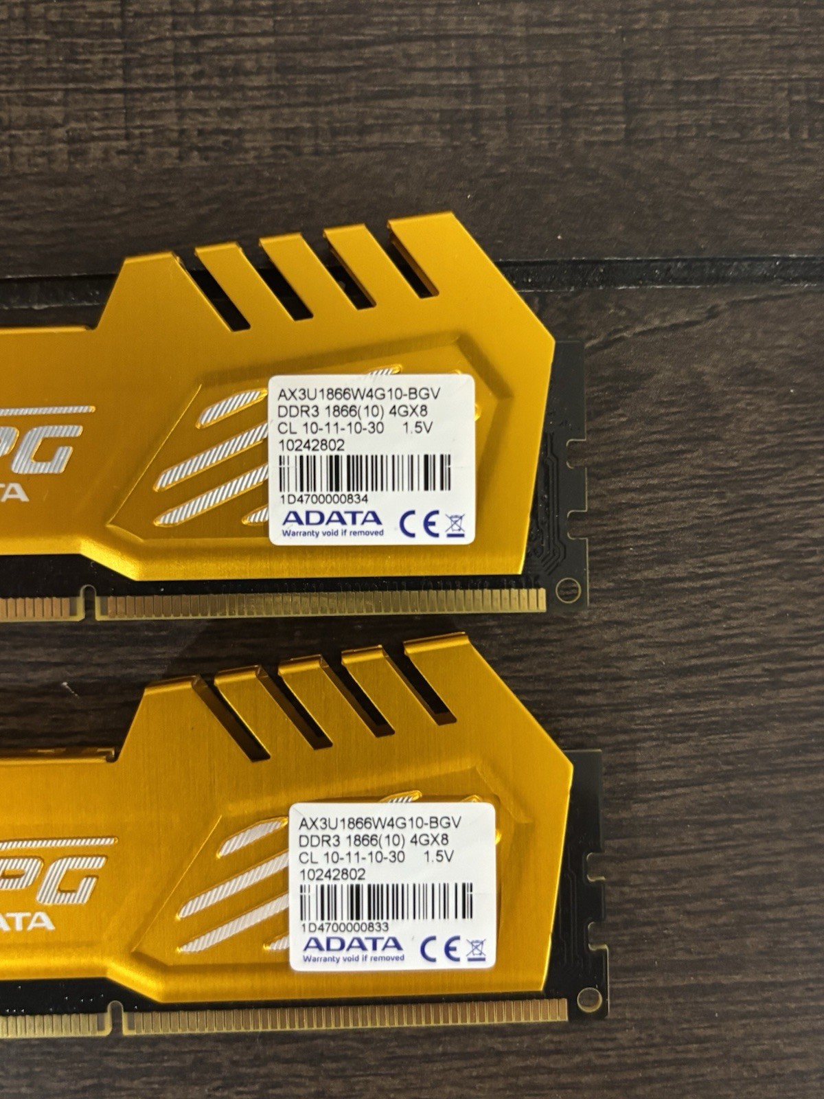 COMPUTER MEMORY – XPG ADATA