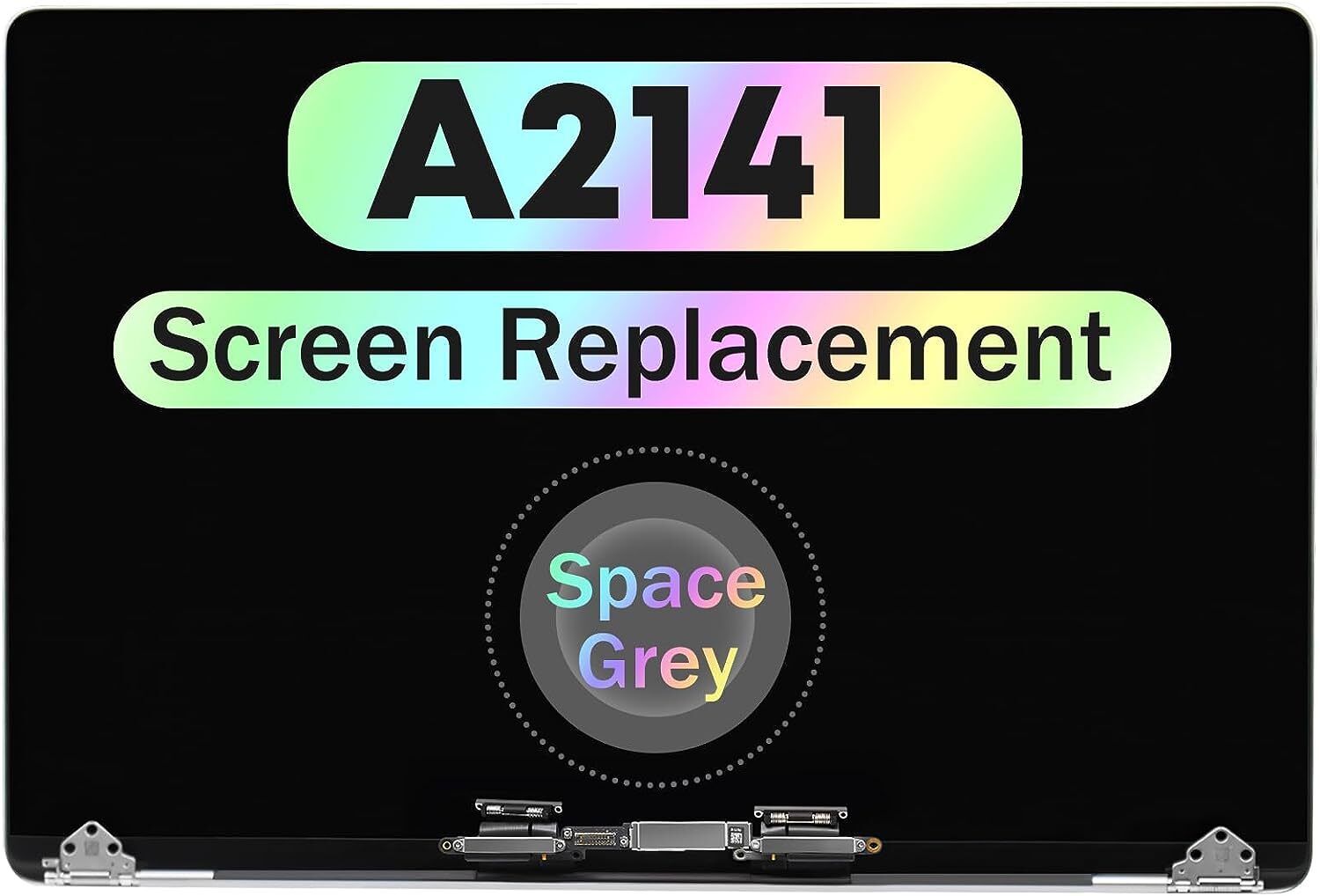 LCD Screen Display Assembly Space Gray For MacBook Pro 16″ A2141 2019 EMC 3347