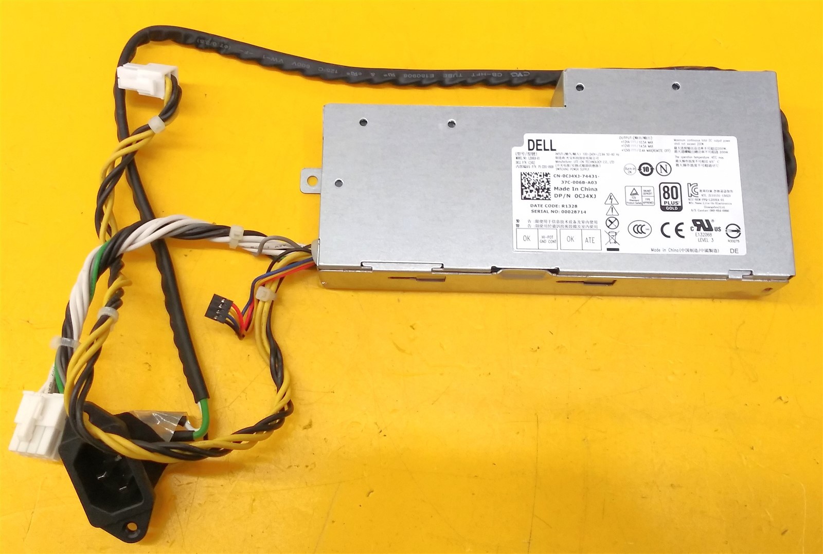 ⭐️⭐️⭐️⭐️⭐️ All-In-One PC Power Supply Dell L200EA-01 P/N: 0CJ4XJ 200W