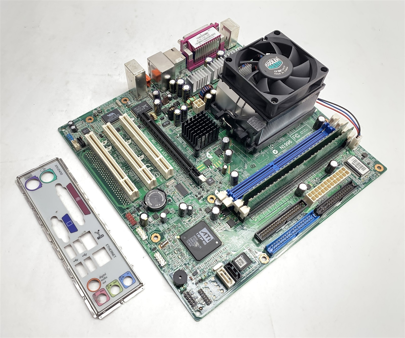 HP AMETHYST M-GL6E MS-7184 5188-4307 mATX mPGA939 AMD Sempron 3200+ 1.8GHz 384MB