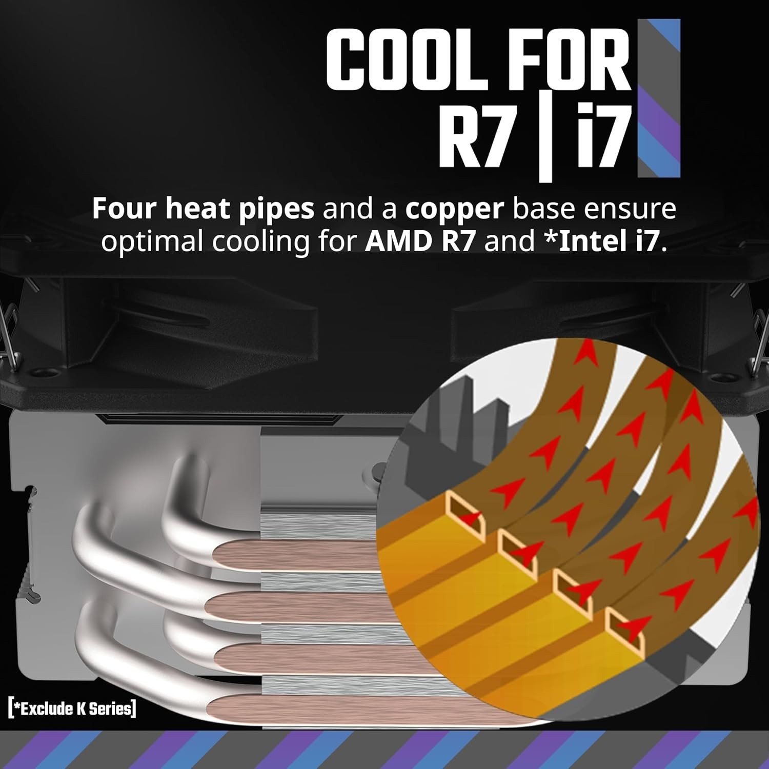 Cooler Master Hyper 212 Spectrum V3 ARGB CPU Air Cooler AM5 LGA1700 (120 mm Fan)