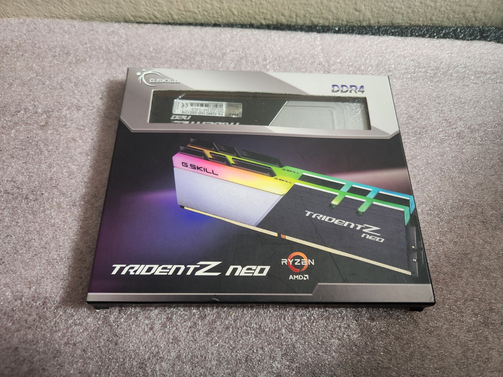 32GB G.Skill Trident Z Neo DDR4 3200MHz PC4-25600 CL16 RGB Dual Kit (2x 16GB)