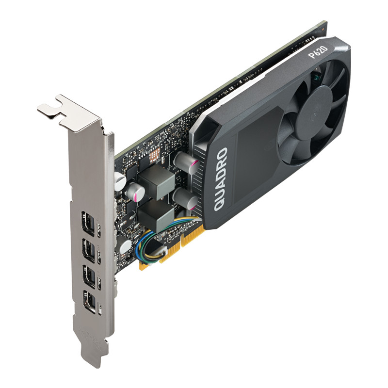 Nvidia Quadro P620 2GB GDDR5 4x mini DisplayPort PCIe Video Graphics Card
