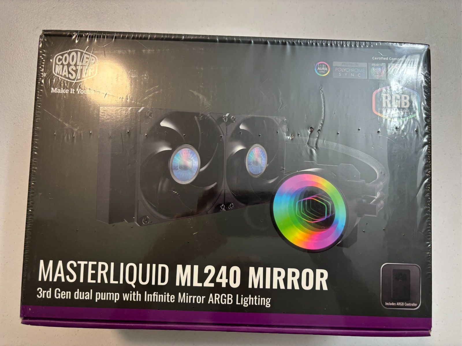Cooler Master MasterLiquid ML240 Mirror 3rd gen dual pump Sealed