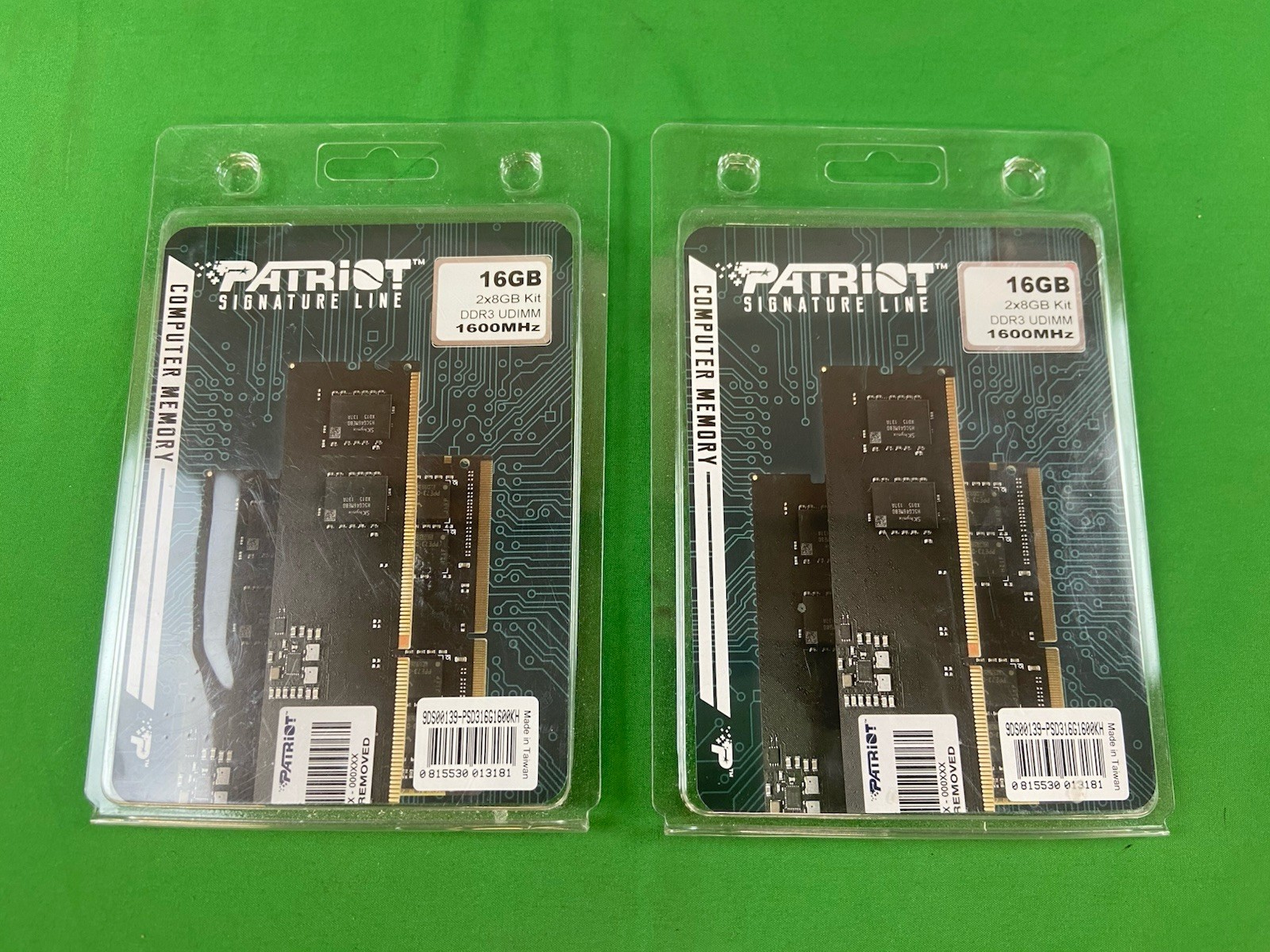 PSD316G1600KH Patriot Signature 16GB Kit (2x8GB) DDR3-LOT OF 2 16GB Kits