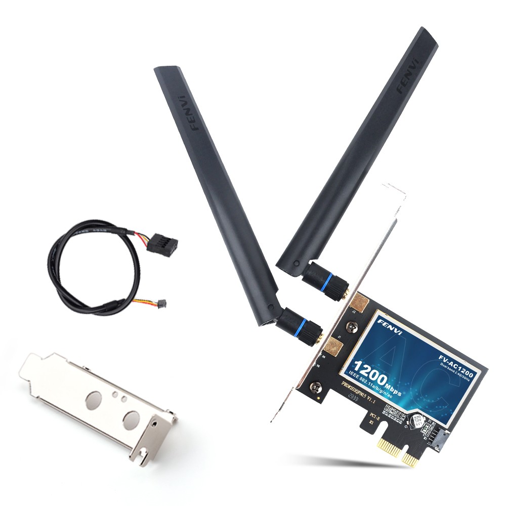 FENVI AX1800 AC1200 PCIE WiFi Card for Desktop WIFI 5/6 Bluetooth Adapter