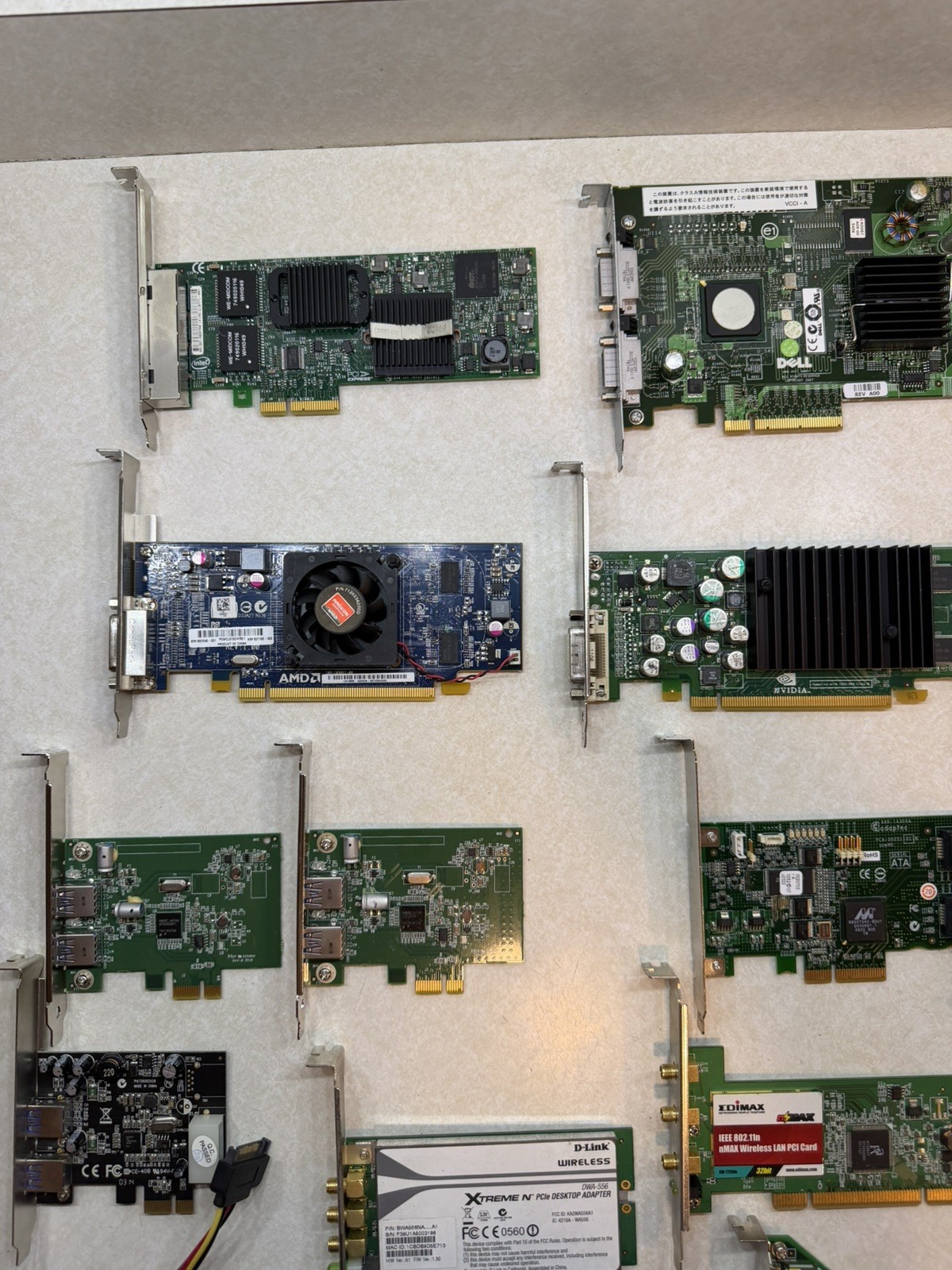 Lot Used Computer Parts PCI Components