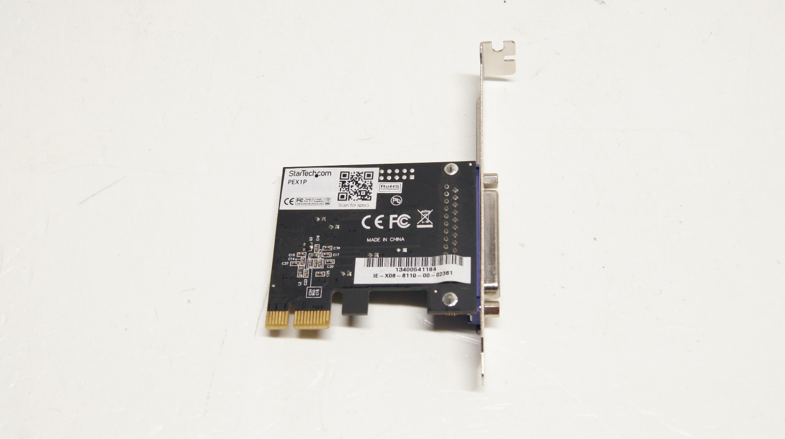 StarTech PEX1P PCIe to Parallel Port Adapter Card 1x DB25 Port FULL HEIGHT TOWER