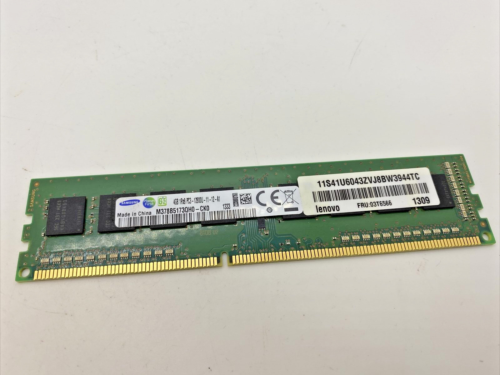 Samsung 4GB PC3-12800U (DDR3-1600) Memory (M378B5173QH0CK0)