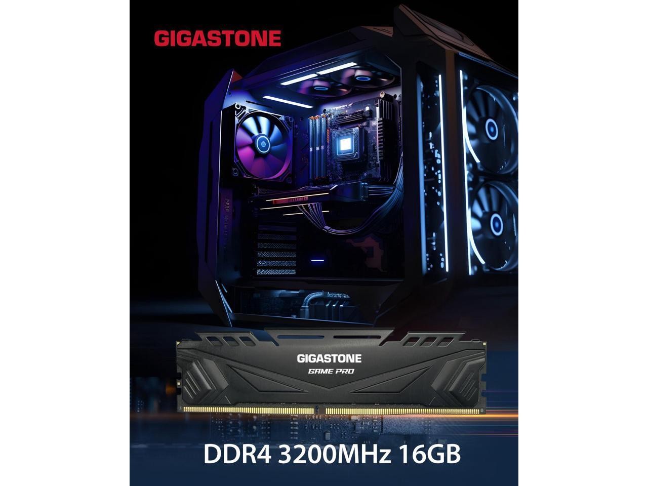 Gigastone GST Game Pro 32GB (2 x 16GB) 288-Pin PC RAM DDR4 3200 (PC4 25600)