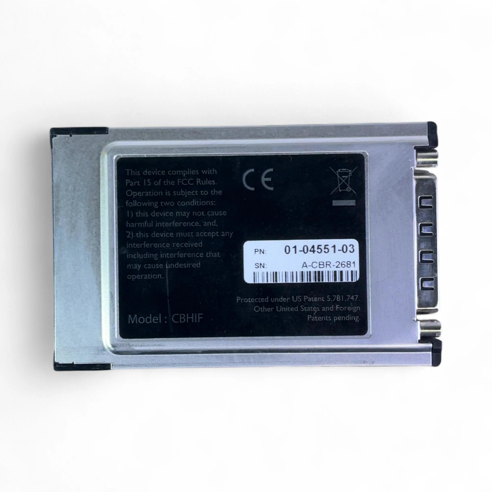 Magma Mobility Electronics 01-04551-03 CBHIF Cardbus Host Interface Card BO!