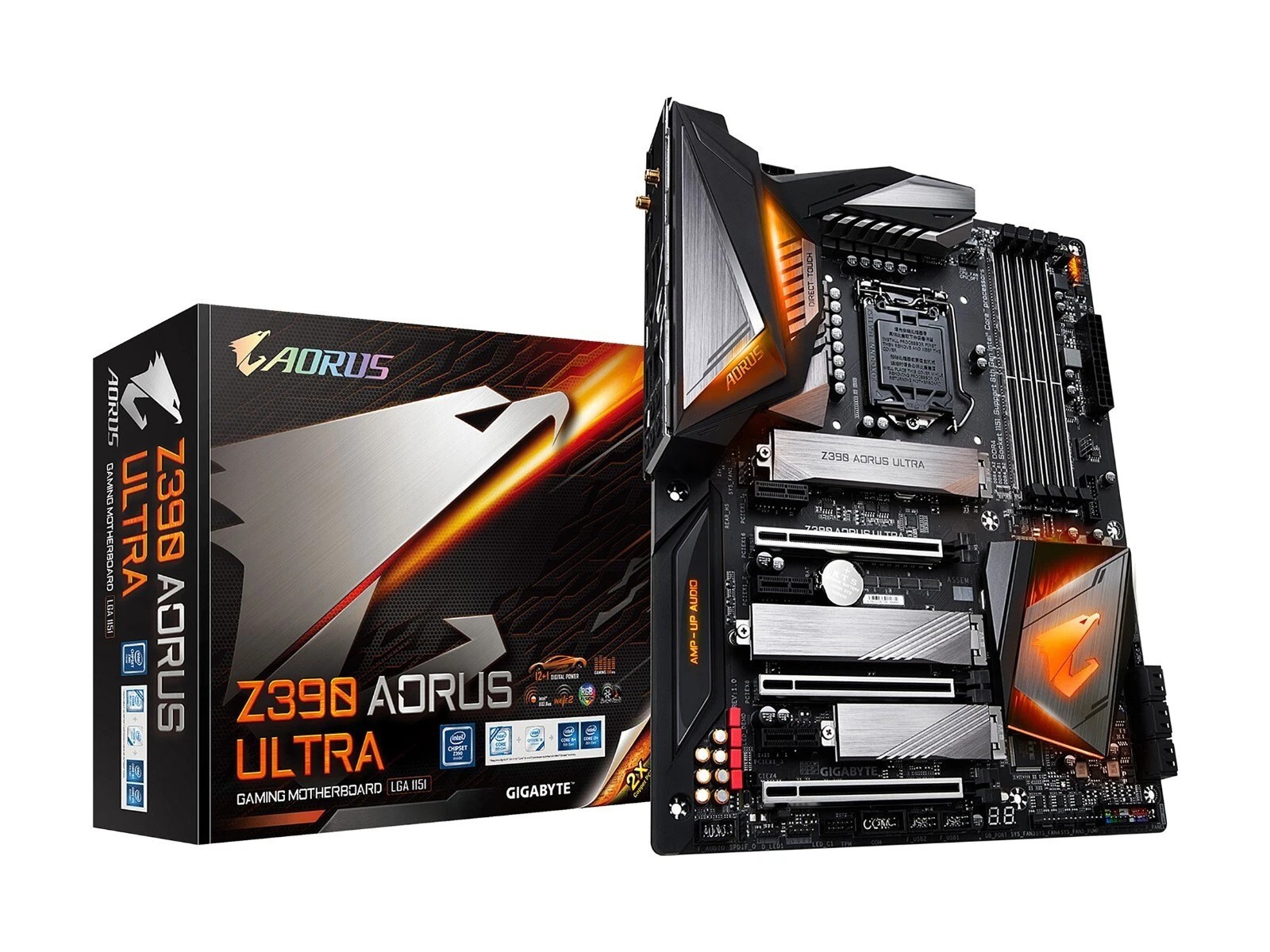 GIGABYTE Z390 AORUS ULTRA LGA1151+ 16GB DDR4+ i7-9700KF CPU+ CPU COOLER