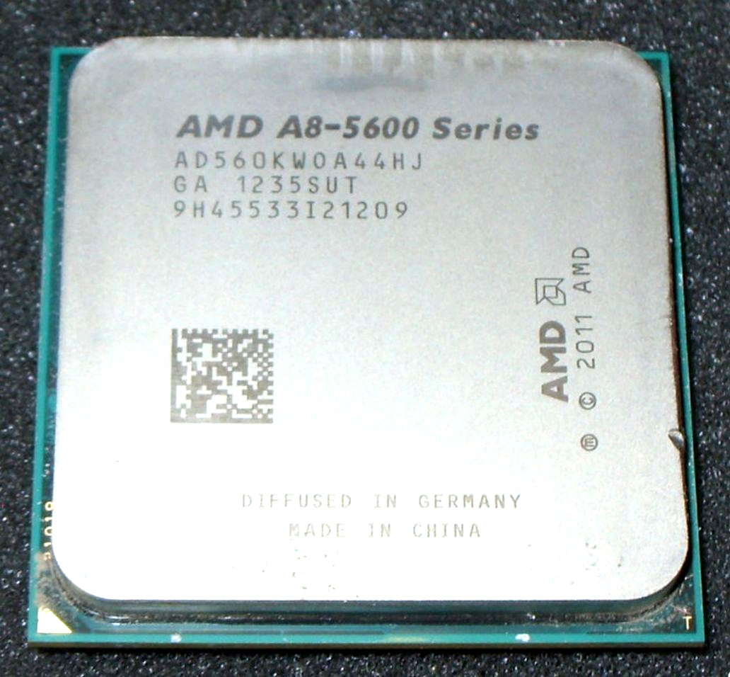 AMD 3.6 GHZ MODEL A8-5600 QUAD CORE PROCESSOR, AD560KWOA44HJ, FM2, US SELLER