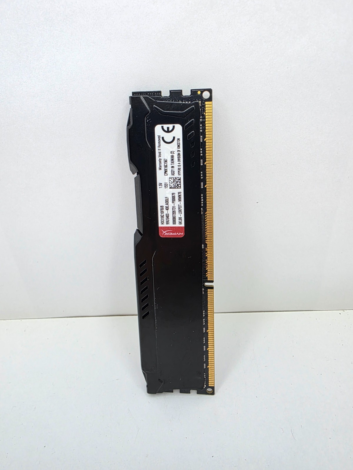 Kingston HyperX FURY 16GB (2x8GB) DDR3 1866MHz CL10 HX318C10FB/8 Black RAM Used
